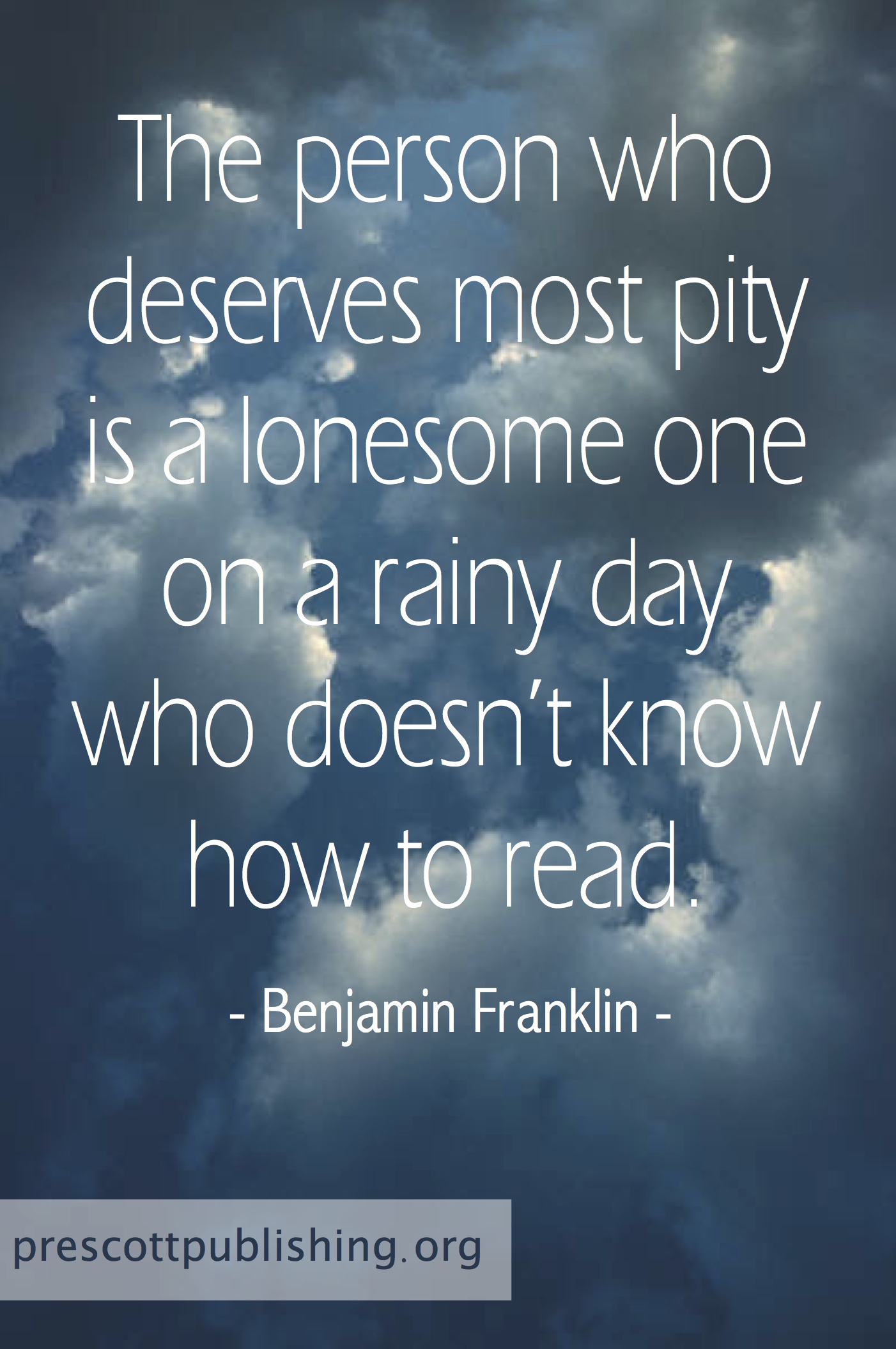 Reading Away on a Rainy Day