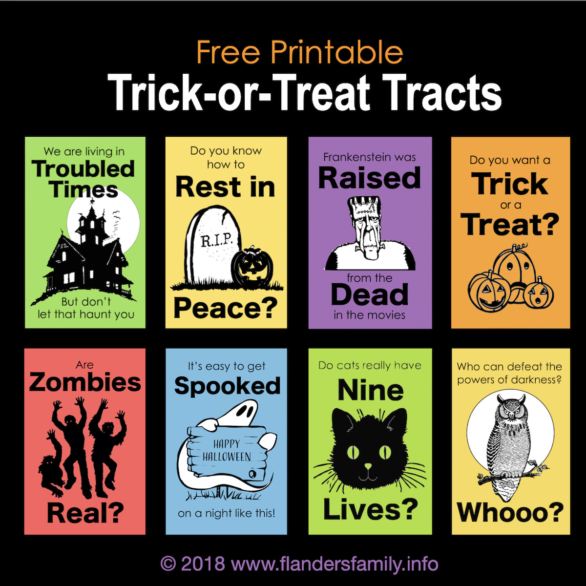 Free Printable Trick-or-Treat Tracts