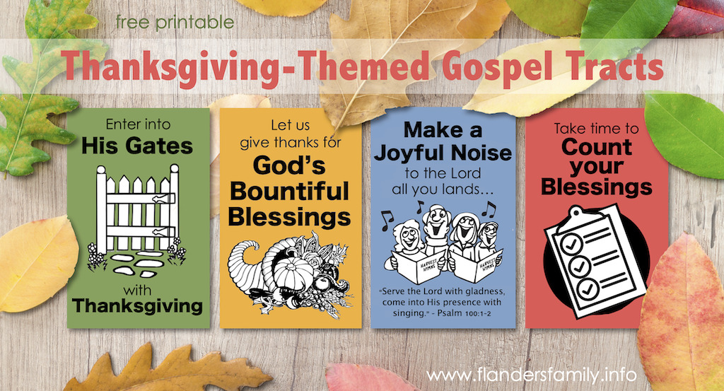 Thanksgiving Tracts